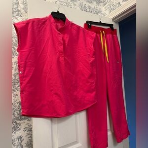 Figs Scrub SET - Shocking Pink (?)